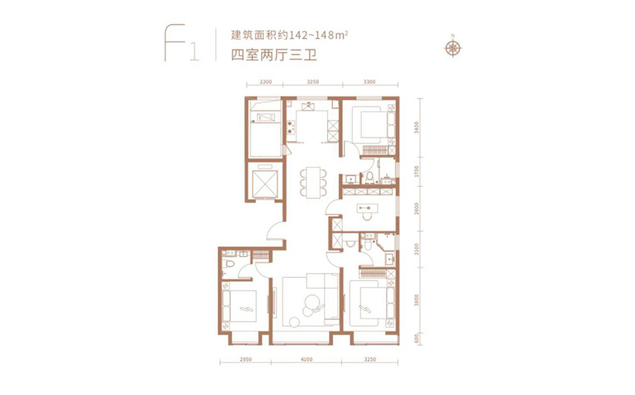 金融街武夷融御4室2厅3卫