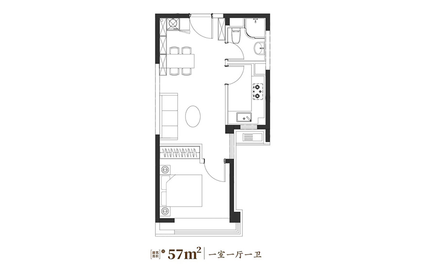 文源府1室1厅1卫