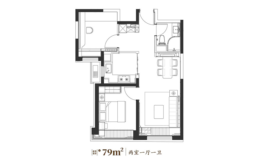 文源府2室1厅1卫