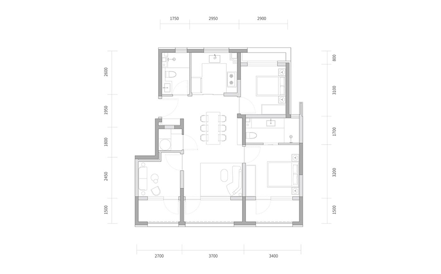 中建璞园3室2厅2卫